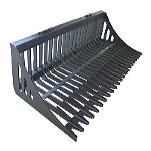 rock sifter for skid steer|skid steer rock bucket attachment.